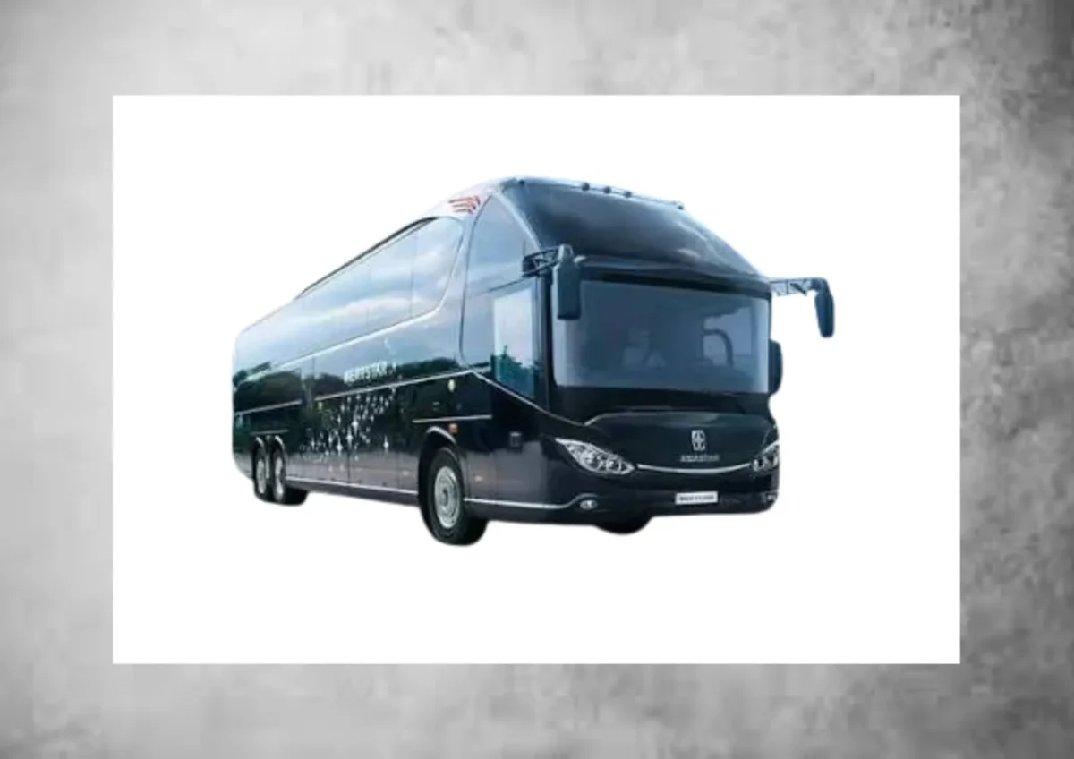Luxury Bus 1 Luxury bus with premium interior, comfortable seating, and elegant design for VIP group transportation