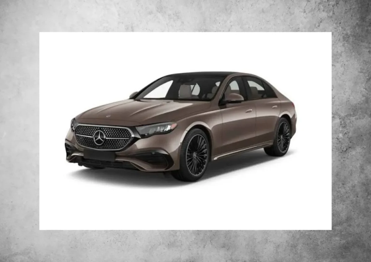 Mercedes Benz E Class luxury sedan with elegant exterior design, premium comfort, and advanced technology features