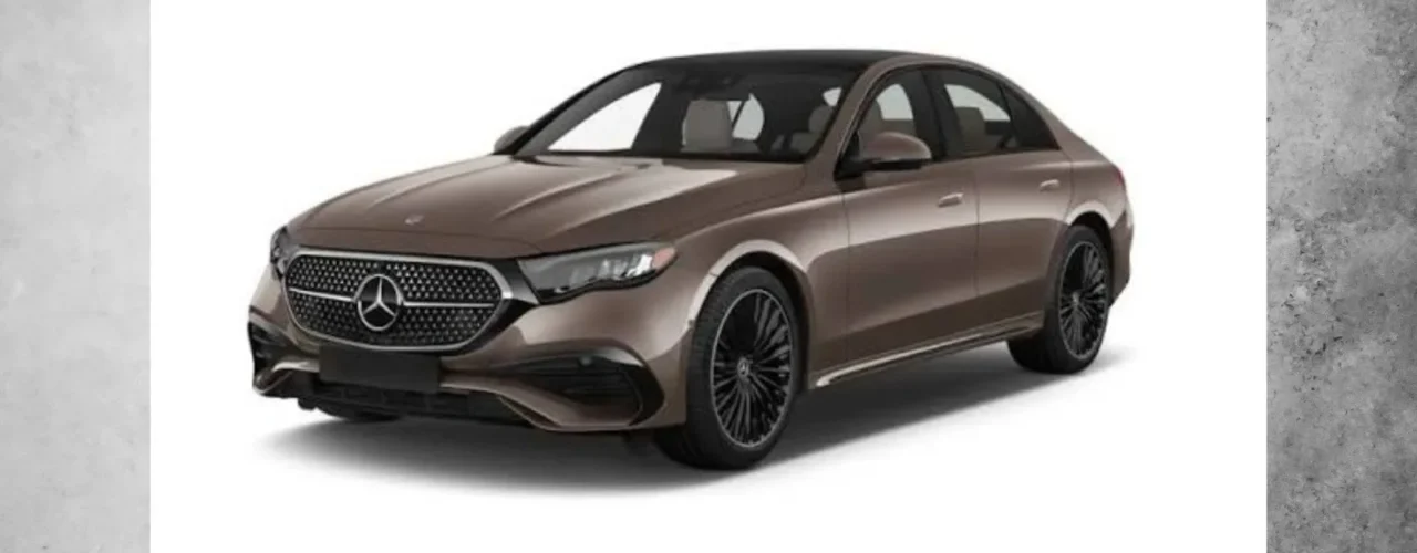 Mercedes Benz E Class luxury sedan with elegant exterior design, premium comfort, and advanced technology features