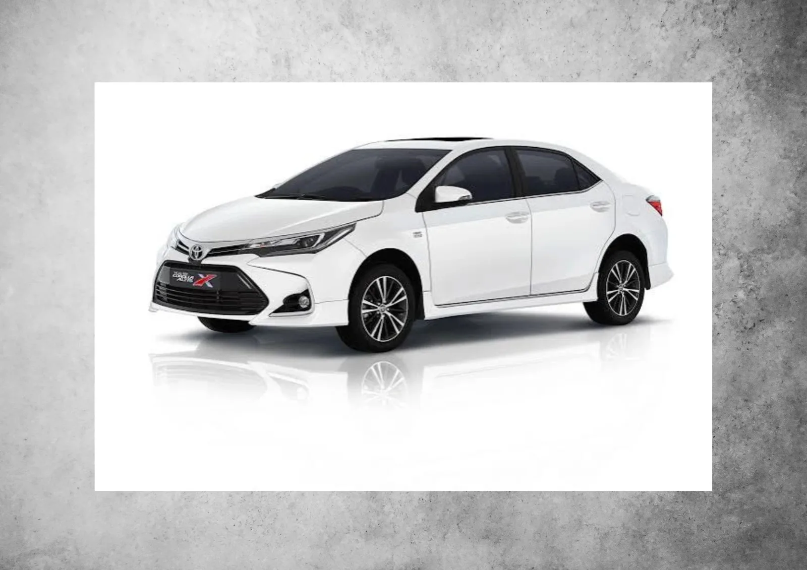 Toyota Corolla sedan car with elegant exterior design, comfortable interior, and reliable performance
