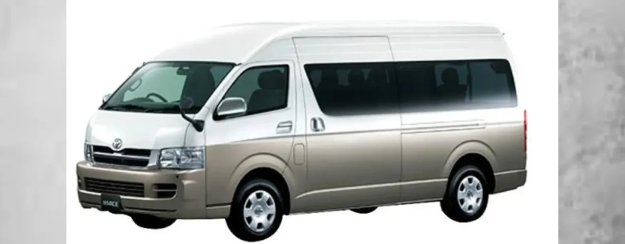 Toyota Hiace Grand Cabin luxury passenger van with spacious design and comfortable seating